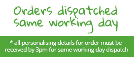 Orders dispatched same working day